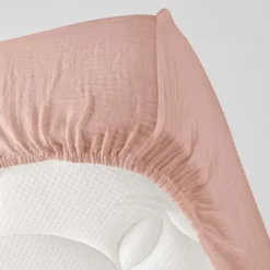 Drap Housse en gaze de coton ANGELIA