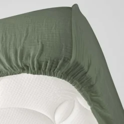 Drap Housse en gaze de coton ANGELIA