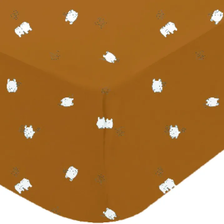 Drap housse en jersey de coton motif enfantin