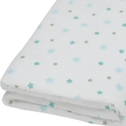 Drap housse imprimé étoiles