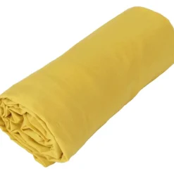 Drap housse jersey uni en 100% coton