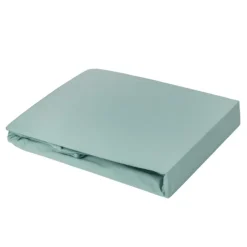 Drap housse élastiqué en 100% coton peigné