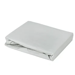 Drap housse élastiqué en 100% coton peigné