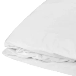 Drap housse élastiqué en 100% coton peigné