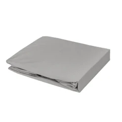 Drap housse élastiqué en 100% coton peigné