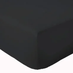 Drap Housse Uni bonnet 30 cm 100% Coton