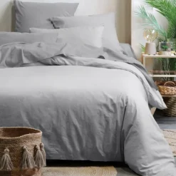 Drap housse uni en coton bio