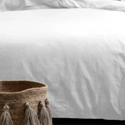 Drap housse uni en coton bio