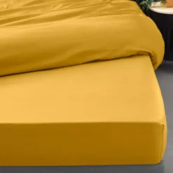 Drap Housse Uni 100% Percale de Coton ORIGINE