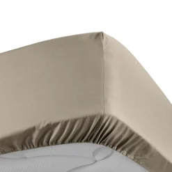 Drap Housse Uni 100% Percale de Coton ORIGINE