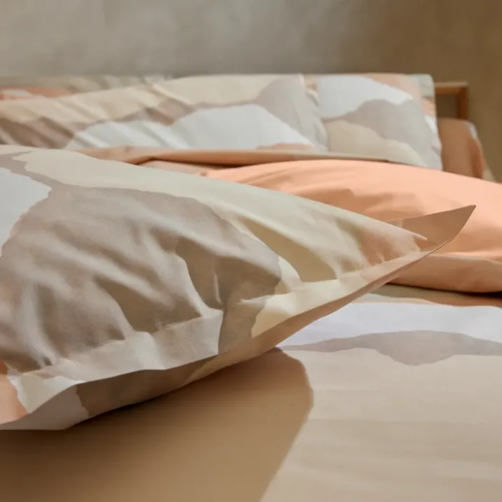 Drap percale de coton paysage abstrait
