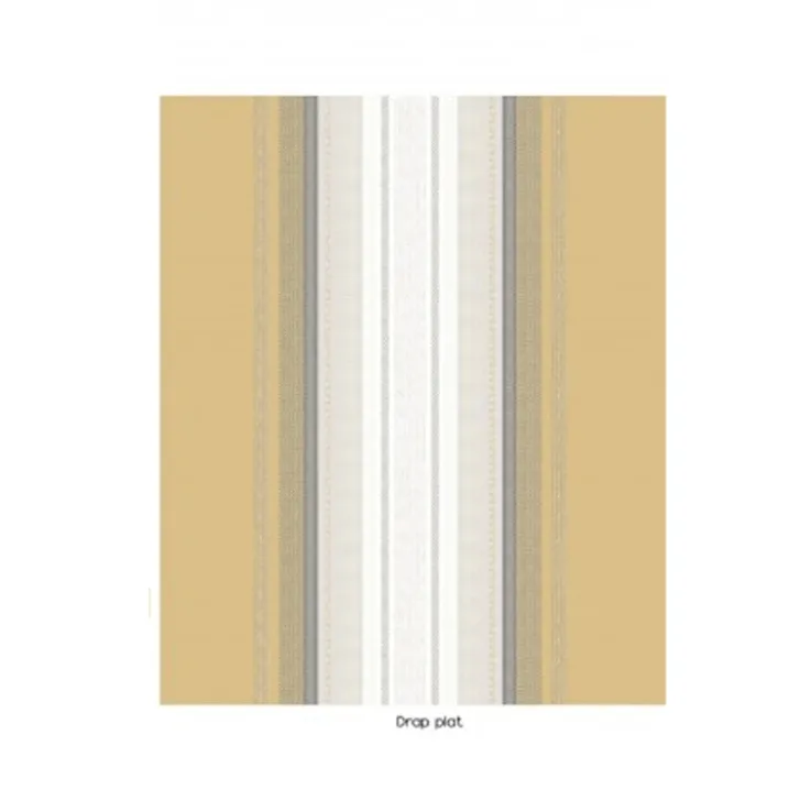 Drap plat en percale de coton au style ethnique chic