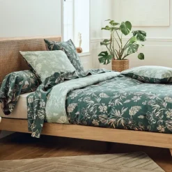 Drap plat percale de coton végétal