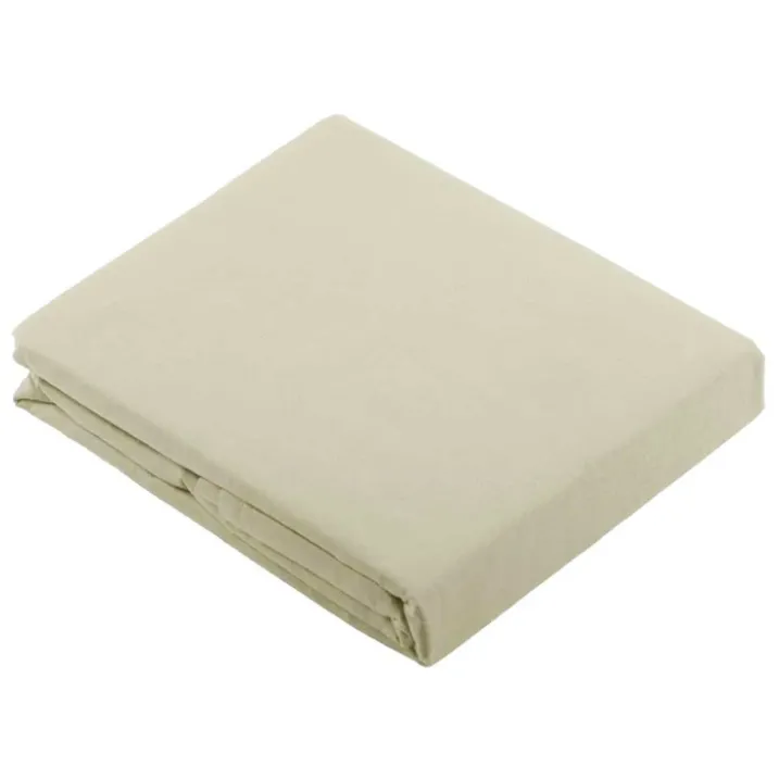 Drap Plat Uni en 100 % Coton