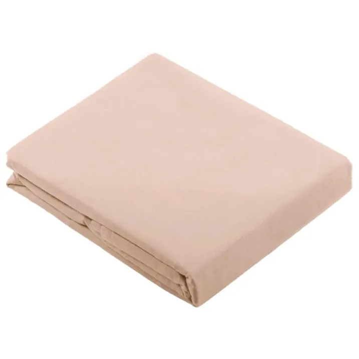 Drap Plat Uni en 100 % Coton