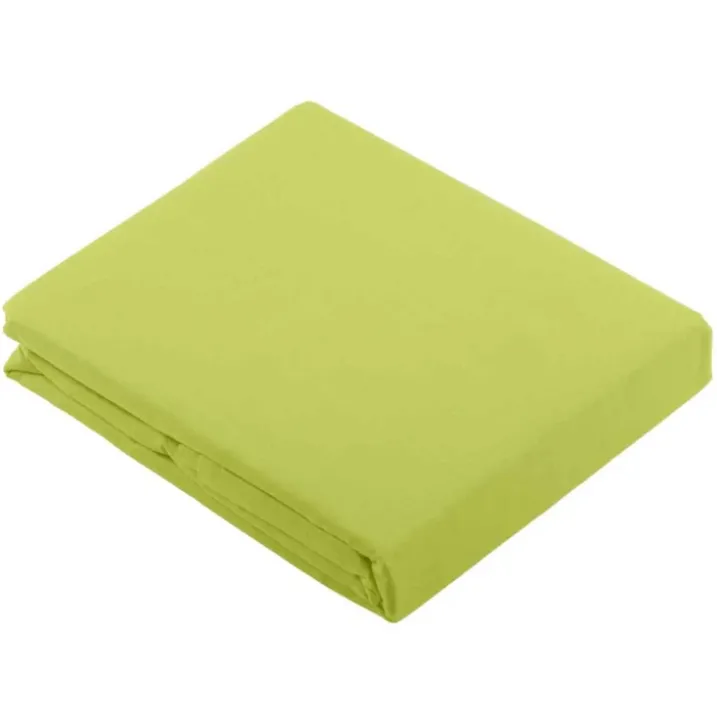 Drap Plat Uni en 100 % Coton