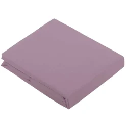 Drap Plat Uni en 100 % Coton