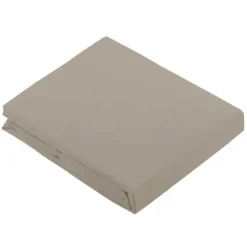 Drap Plat Uni en 100 % Coton