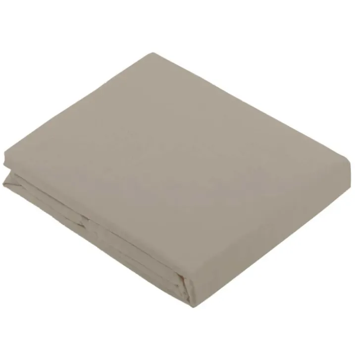 Drap Plat Uni en 100 % Coton