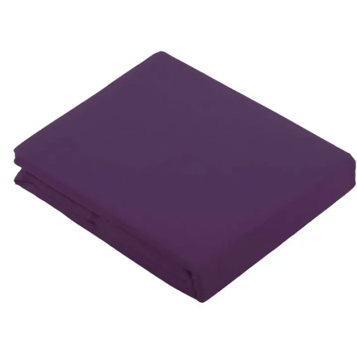 Drap Plat Uni en 100 % Coton