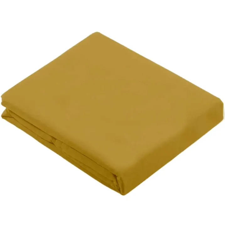 Drap Plat Uni en 100 % Coton
