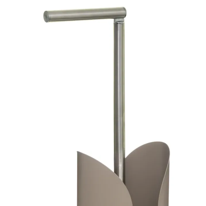 Dérouleur de papier toilette et sa réserve au style design