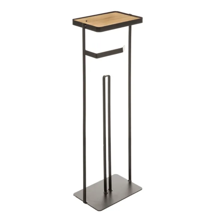 Dérouleur et réserve wc avec support pour portable