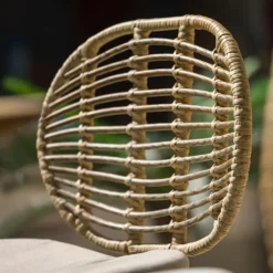 Duo de chaises extérieur en résine tressée