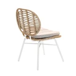 Duo de chaises extérieur en résine tressée