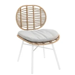 Duo de chaises extérieur en résine tressée
