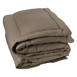 Edredon ou couvre-lit matelassé peau de pêche Oekotex