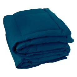 Edredon ou couvre-lit matelassé peau de pêche Oekotex