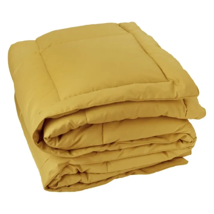 Edredon ou couvre-lit matelassé peau de pêche Oekotex
