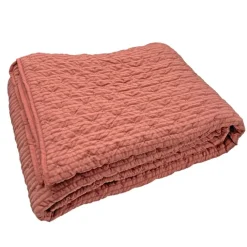Edredon ou jeté de lit matelassé microfibre