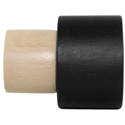 Embout de tringle bicolore à vis D28
