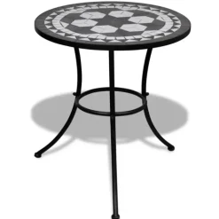 Ensemble bistro 3 à carreaux en céramique