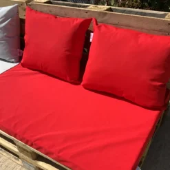 Ensemble de coussins palette en tissus téflon supérieur