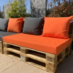 Ensemble de coussins palette en tissus téflon supérieur
