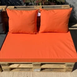 Ensemble de coussins palette en tissus téflon supérieur