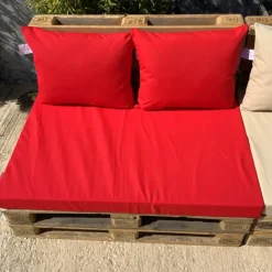 Ensemble de coussins palette en tissus téflon supérieur