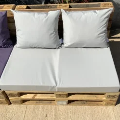 Ensemble de coussins palette en tissus téflon supérieur