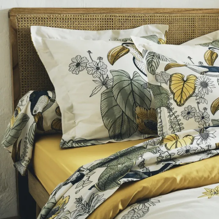 Ensemble draps et traversin Toco
