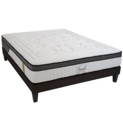 Ensemble matelas et sommier au confort ferme