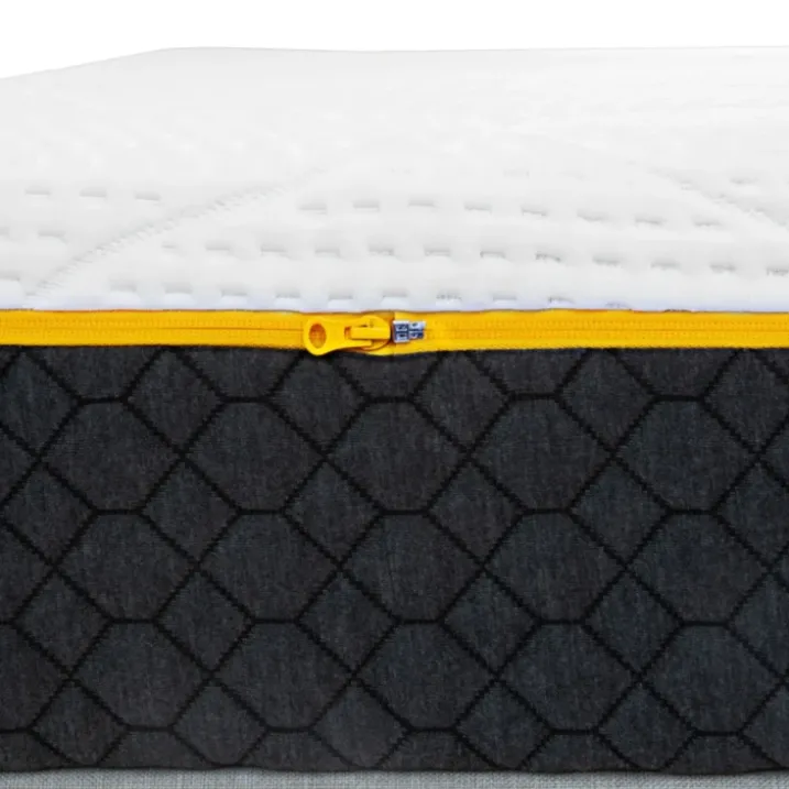 Ensemble matelas à mémoire de forme ferme + sommier en bois
