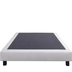 Ensemble matelas mousse 26 cm et sommier gris