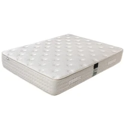 Ensemble matelas mousse 26 cm et sommier beige