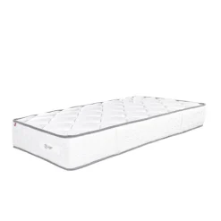 Ensemble matelas mousse 20 cm et sommier gris