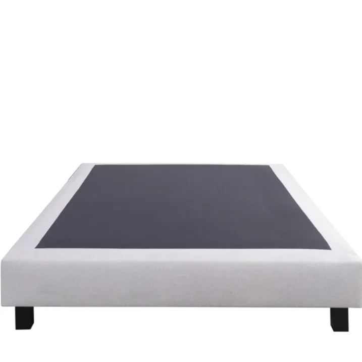 Ensemble matelas mousse 24 cm et sommier gris