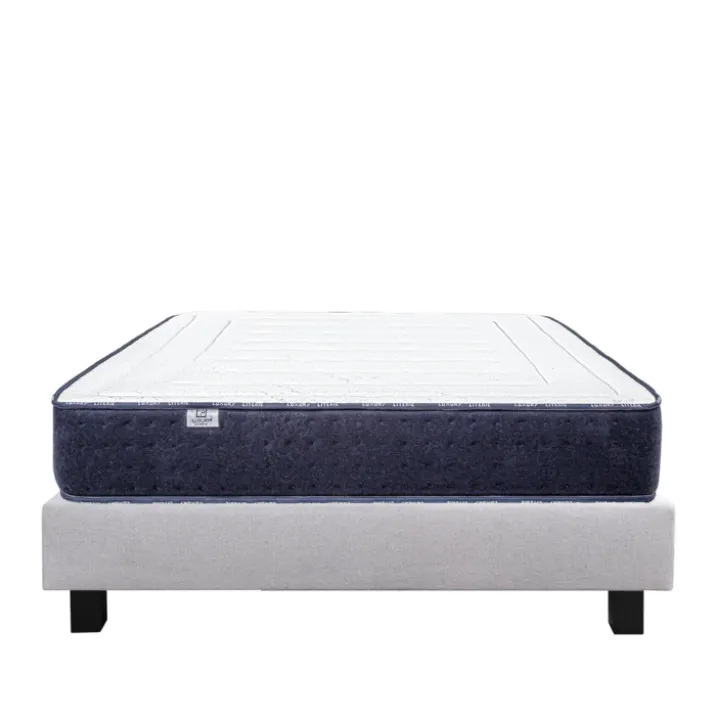 Ensemble matelas mousse 24 cm et sommier gris