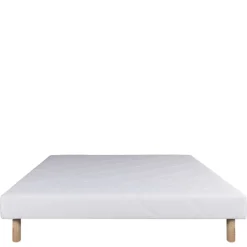 Ensemble matelas mousse 24 cm et sommier blanc